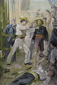 Ilustración para Peter The Whaler de William Christian Symons
